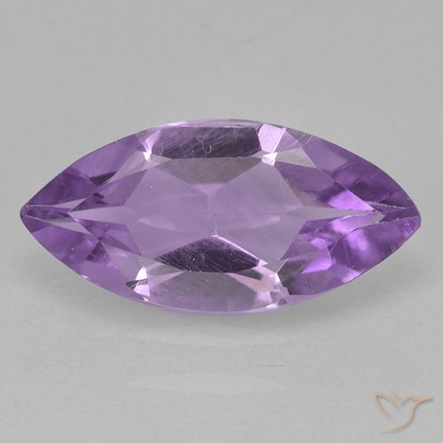 1.30ct 자연스러운 딥 핑크빛이 도는 바이올렛 자수정, 보석, VS