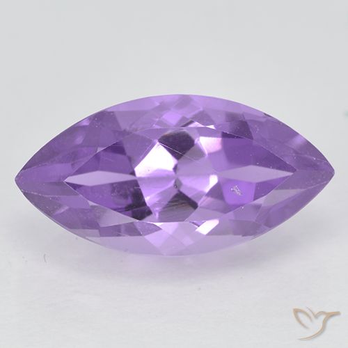 2.05ct 자연스러운 미디엄 바이올렛 자수정, 보석, VVS-VS