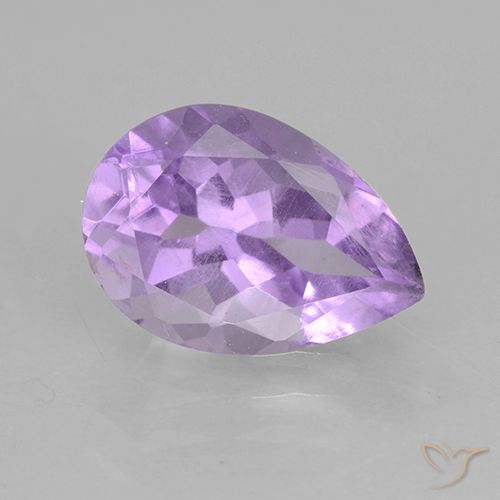 1.92ct 자연스러운 아이리스 바이올렛 자수정, 배 모양, VS
