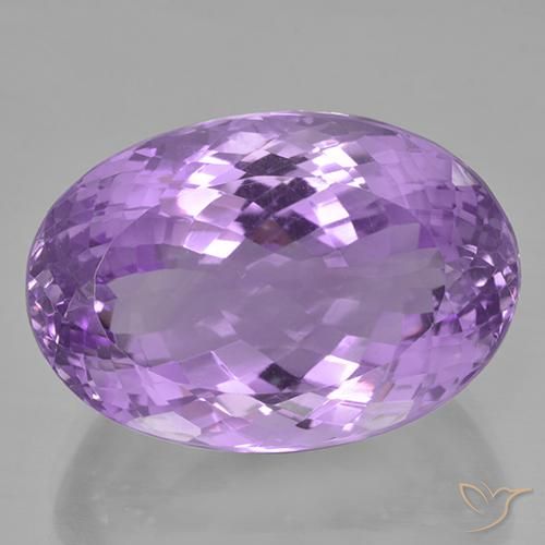 44.27ct 자연스러운 보라색 보라색 자수정, 타원형, IF