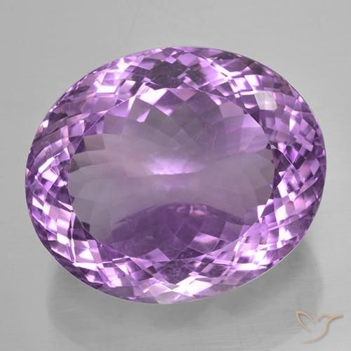 44.98ct 자연스러운 보라색 보라색 자수정, 타원형, VVS