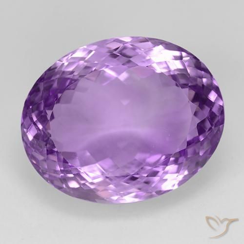 33.65ct 자연스러운 보라색 보라색 자수정, 타원형, VVS
