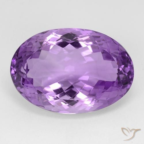 29.48ct 자연스러운 보라색 보라색 자수정, 타원형, VVS