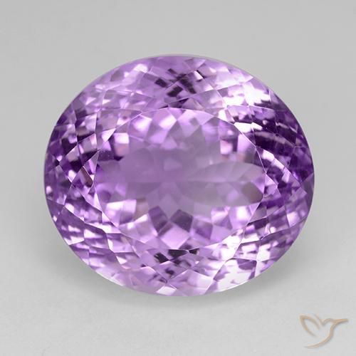 30.39ct 자연스러운 보라색 보라색 자수정, 타원형, VVS