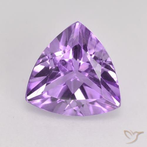 2.34ct 자연스러운 분홍빛이 도는 보라색 자수정, 일조, VVS-VS