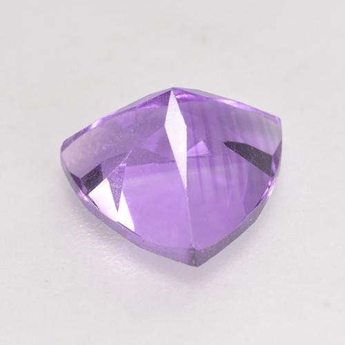 1.59캐럿 천연 미디엄 바이올렛 아메시스트, 트릴리언, 8.2×8.1 mm, VS