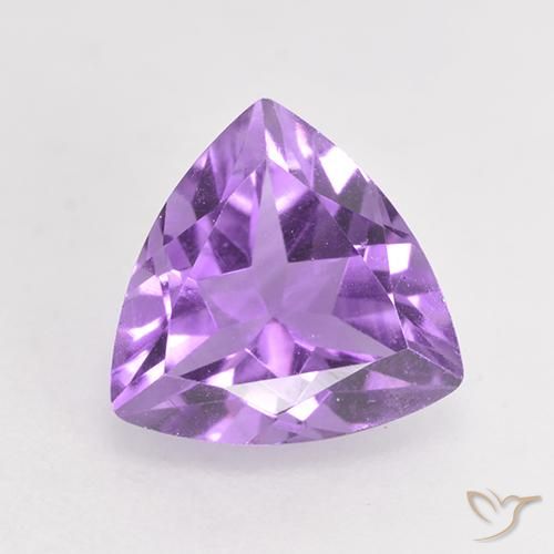 1.52ct 자연스러운 미디엄 바이올렛 자수정, 일조, VS