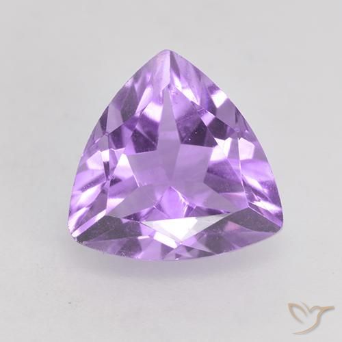 1.65ct 자연스러운 분홍빛이 도는 보라색 자수정, 일조, VS