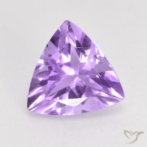 1.60ct 자연스러운 미디엄 바이올렛 자수정, 일조, VS