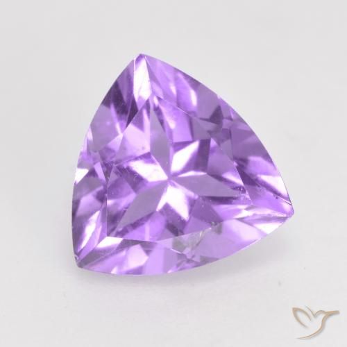 1.63ct 자연스러운 미디엄 바이올렛 자수정, 일조, VS