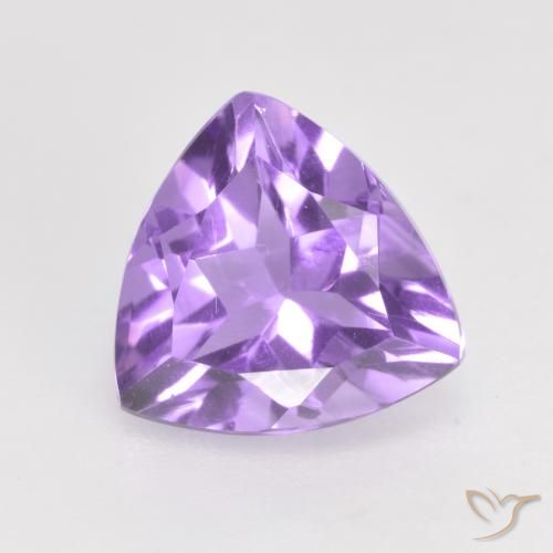 1.62ct 자연스러운 미디엄 바이올렛 자수정, 일조, VVS-VS