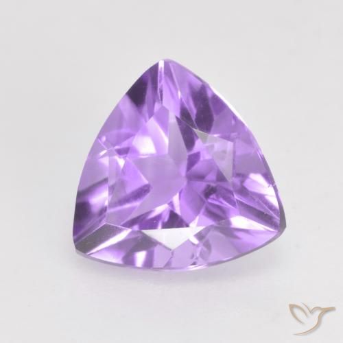 1.60ct 자연스러운 미디엄 바이올렛 자수정, 일조, VVS-VS