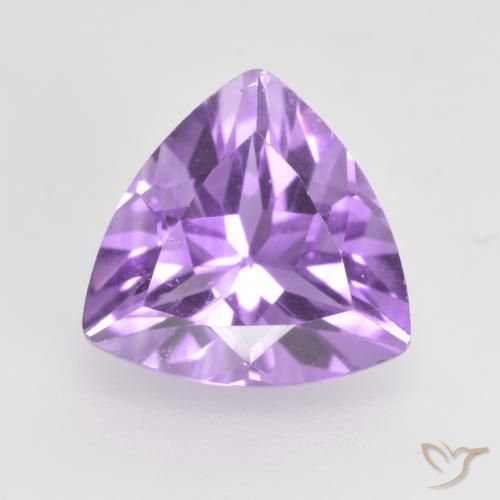 1.58ct 자연스러운 미디엄 바이올렛 자수정, 일조, VS