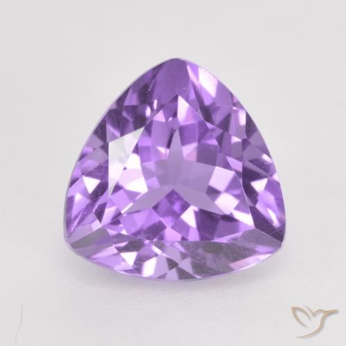 1.86ct 자연스러운 미디엄 바이올렛 자수정, 일조, VS