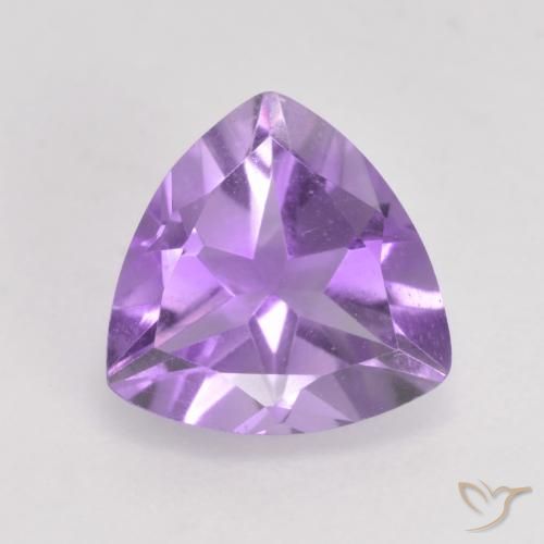 1.56ct 자연스러운 미디엄 바이올렛 자수정, 일조, VS