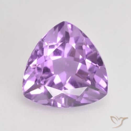 2.89ct 자연스러운 분홍빛이 도는 보라색 자수정, 일조, VS