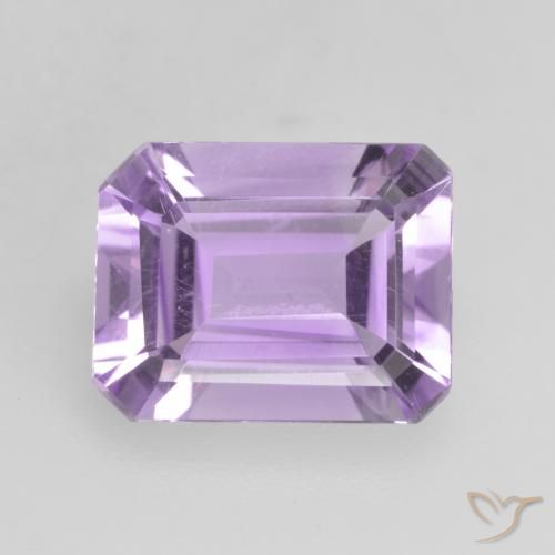 2.07ct 자연스러운 딥 아이리스 바이올렛 자수정, 에메랄드 컷, VVS-VS