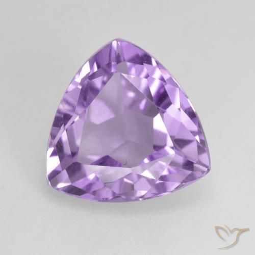 3.12ct 자연스러운 분홍빛이 도는 보라색 자수정, 일조, VS