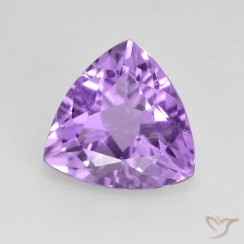 2.65ct 자연스러운 분홍빛이 도는 보라색 자수정, 일조, VS