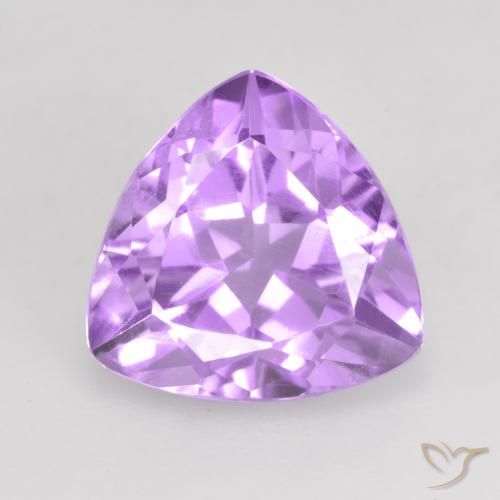 2.91ct 자연스러운 밝은 분홍빛이 도는 보라색 자수정, 일조, VVS-VS