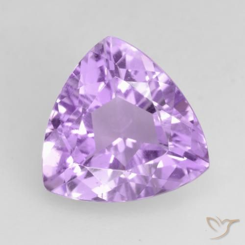 2.94ct 자연스러운 밝은 분홍빛이 도는 보라색 자수정, 일조, VVS-VS