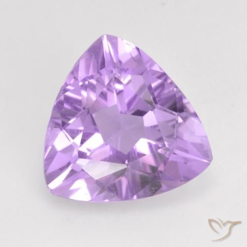 2.59ct 자연스러운 밝은 분홍빛이 도는 보라색 자수정, 일조, VVS-VS