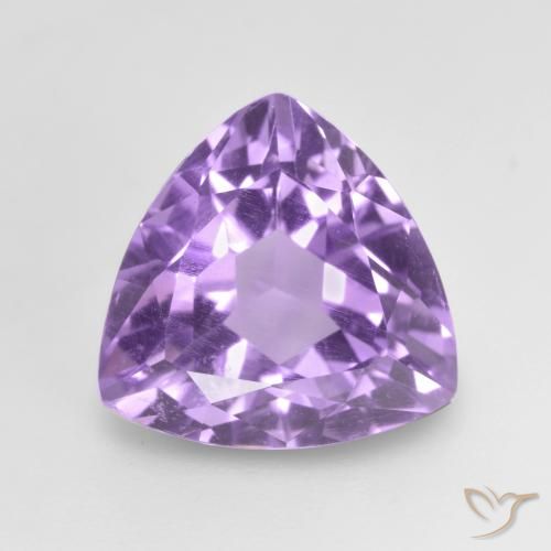 3.02ct 자연스러운 분홍빛이 도는 보라색 자수정, 일조, VVS-VS