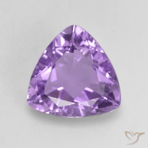 2.68ct 자연스러운 미디엄 바이올렛 자수정, 일조, VVS-VS