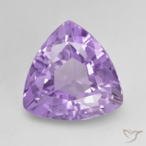 2.96ct 자연스러운 미디엄 바이올렛 자수정, 일조, VVS-VS