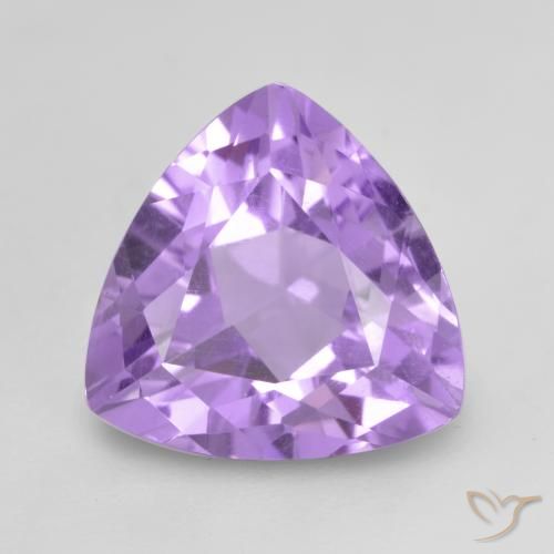 3.03ct 자연스러운 미디엄 바이올렛 자수정, 일조, VVS-VS