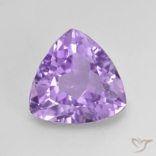 2.96ct 자연스러운 미디엄 바이올렛 자수정, 일조, VVS-VS