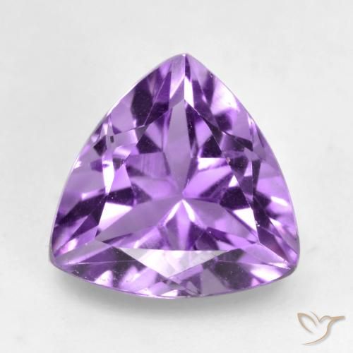 1.59ct 자연스러운 미디엄 퍼플리쉬 바이올렛 자수정, 일조, VVS-VS