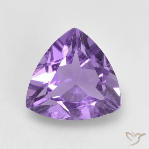 1.39ct 자연스러운 미디엄 바이올렛 자수정, 일조, VVS-VS