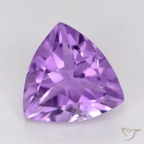 2.25ct 자연스러운 미디엄 바이올렛 자수정, 일조, VS