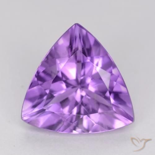 2.10ct 자연스러운 딥 바이올렛 자수정, 일조, VS
