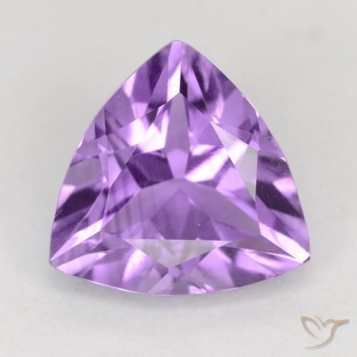 2.14ct 자연스러운 분홍빛이 도는 보라색 자수정, 일조, VVS-VS