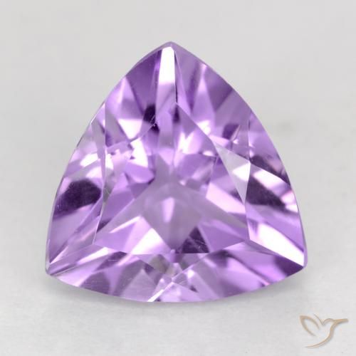 2.18ct 자연스러운 분홍빛이 도는 보라색 자수정, 일조, VVS-VS