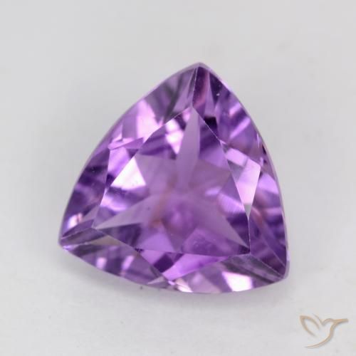 2.06ct 자연스러운 딥 퍼플리쉬 바이올렛 자수정, 일조, VS