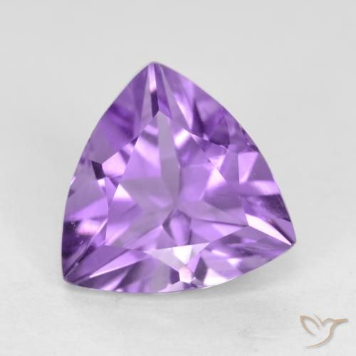2.08ct 자연스러운 분홍빛이 도는 보라색 자수정, 일조, VVS-VS