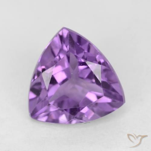 2.34ct 자연스러운 미디엄 바이올렛 자수정, 일조, VVS-VS
