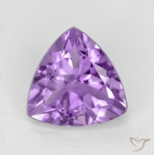 2.19ct 자연스러운 미디엄 바이올렛 자수정, 일조, VVS-VS