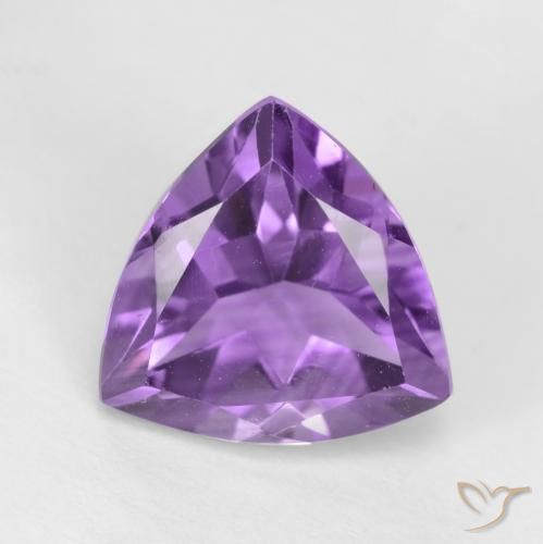 2.33ct 자연스러운 미디엄 바이올렛 자수정, 일조, VVS-VS