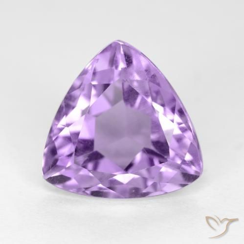 3.08ct 자연스러운 분홍빛이 도는 보라색 자수정, 일조, VS