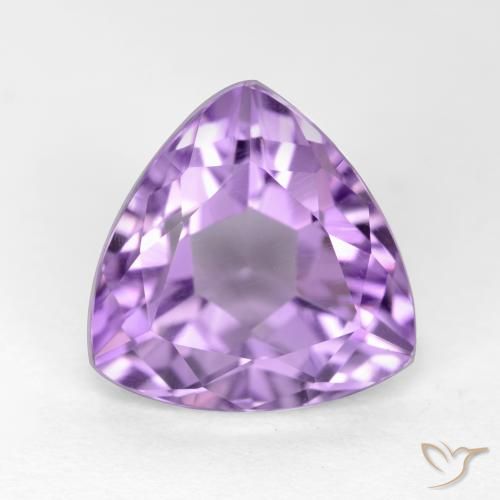 3.14ct 자연스러운 미디엄 바이올렛 자수정, 일조, VS