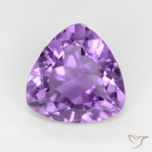 2.50ct 자연스러운 딥 바이올렛 자수정, 일조, VS