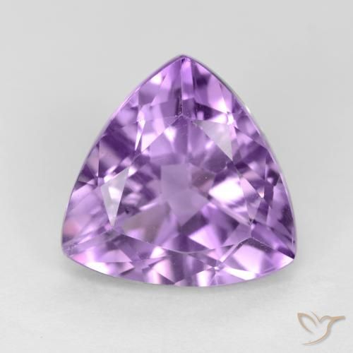 2.86ct 자연스러운 분홍빛이 도는 보라색 자수정, 일조, VS