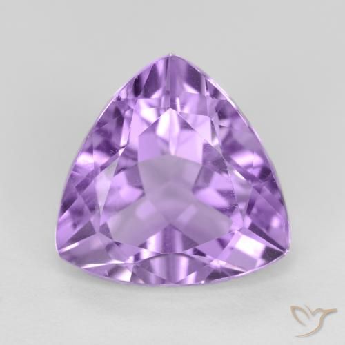 3.01ct 자연스러운 분홍빛이 도는 보라색 자수정, 일조, VS