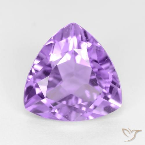 3.08ct 자연스러운 분홍빛이 도는 보라색 자수정, 일조, VS