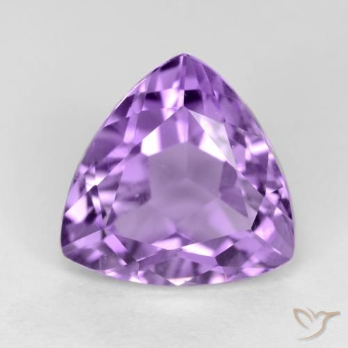 3.09ct 자연스러운 미디엄 바이올렛 자수정, 일조, VS