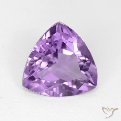 2.41ct 자연스러운 미디엄 바이올렛 자수정, 일조, VS